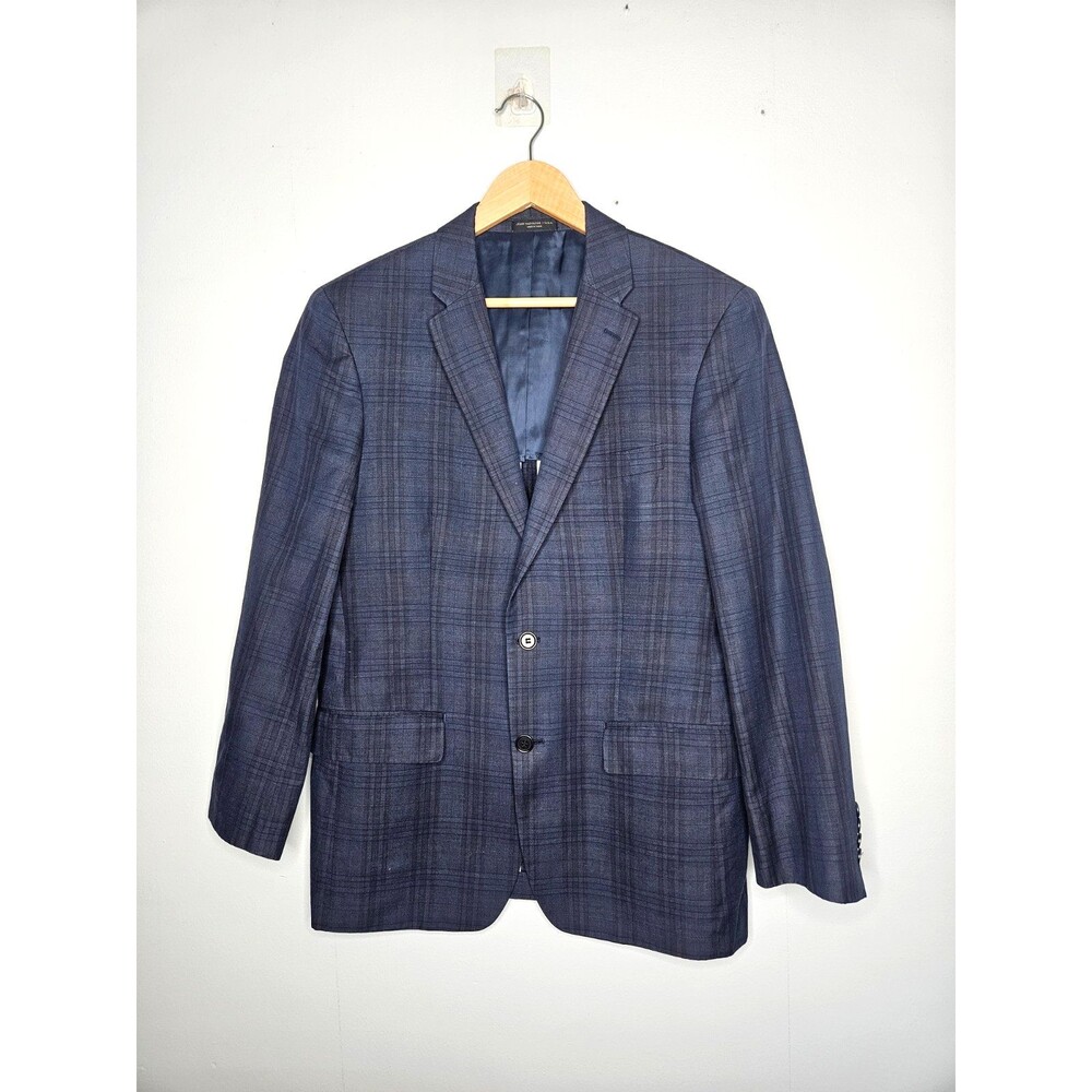 JOHN VARVATOS USA Blazer Mens 40R Blue Cotton Linen Luxe Sport Coat Jacket Prep